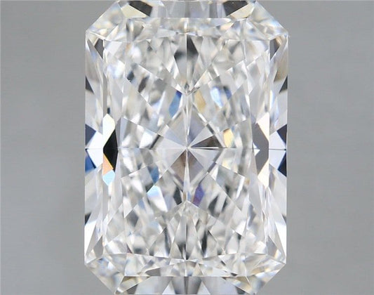 Lab-Grown Radiant Diamond - 7.08 Carats, F Color, VVS2 Clarity - Certified by IGI - Report Number: LG675512447