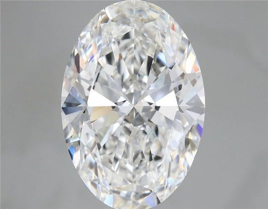 Lab-Grown Oval Diamond - 7.1 Carats, F Color, VS2 Clarity - Certified by IGI - Report Number: LG687522847