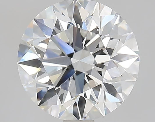 Lab-Grown Round Diamond - 2.5 Carats, F Color, VS2 Clarity - Certified by IGI - Report Number: LG534246467