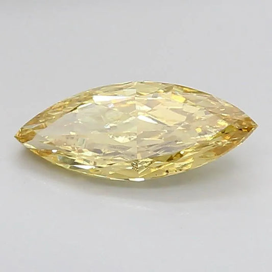 1.03ct Marquise Lab Grown Diamond (Colour Fancy Intense Yellow, Clarity VS2, Cut GD, IGI Certified)