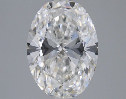 Lab-Grown Oval Diamond - 2.97 Carats, E Color, VS2 Clarity - Certified by IGI - Report Number: LG653413254
