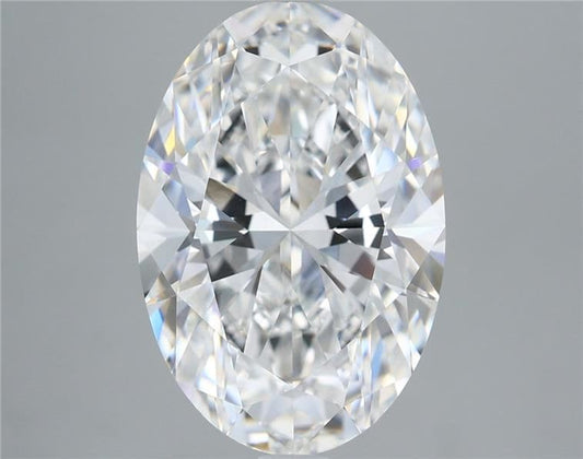 Lab-Grown Oval Diamond - 6.06 Carats, F Color, VVS2 Clarity - Certified by IGI - Report Number: LG680539122