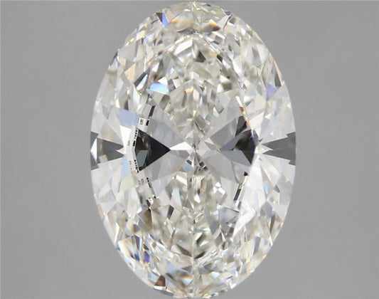 Lab-Grown Oval Diamond - 2.5 Carats, F Color, VVS2 Clarity - Certified by IGI - Report Number: LG681518748
