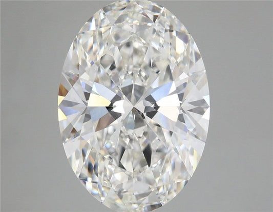 Lab-Grown Oval Diamond - 6.01 Carats, F Color, VVS2 Clarity - Certified by IGI - Report Number: LG689528435
