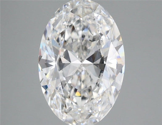 Lab-Grown Oval Diamond - 4.01 Carats, E Color, VVS2 Clarity - Certified by IGI - Report Number: LG710551947
