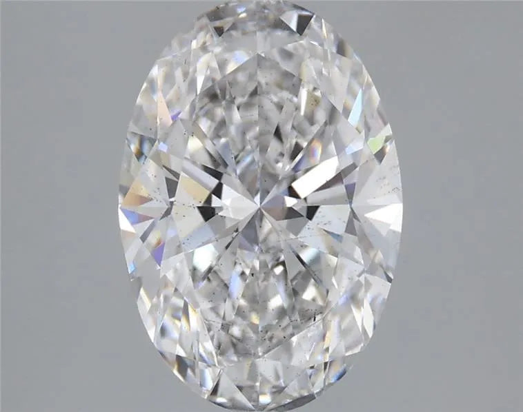 2,43 ct ovaler, im Labor gezüchteter Diamant (Farbe E, Reinheit SI1, IGI-zertifiziert)