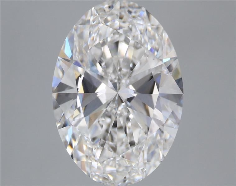 Lab-Grown Oval Diamond - 5.0 Carats, E Color, VS2 Clarity - Certified by IGI - Report Number: LG656489648