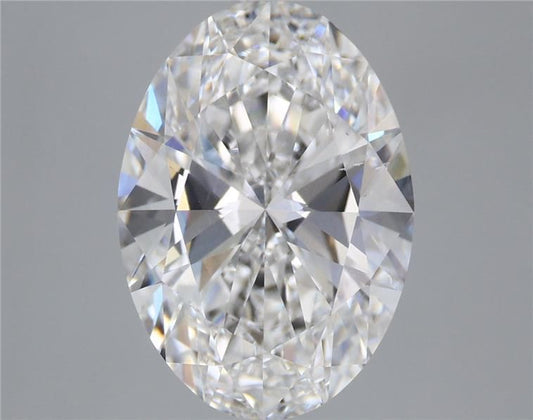 Lab-Grown Oval Diamond - 5.0 Carats, E Color, VS2 Clarity - Certified by IGI - Report Number: LG656489648