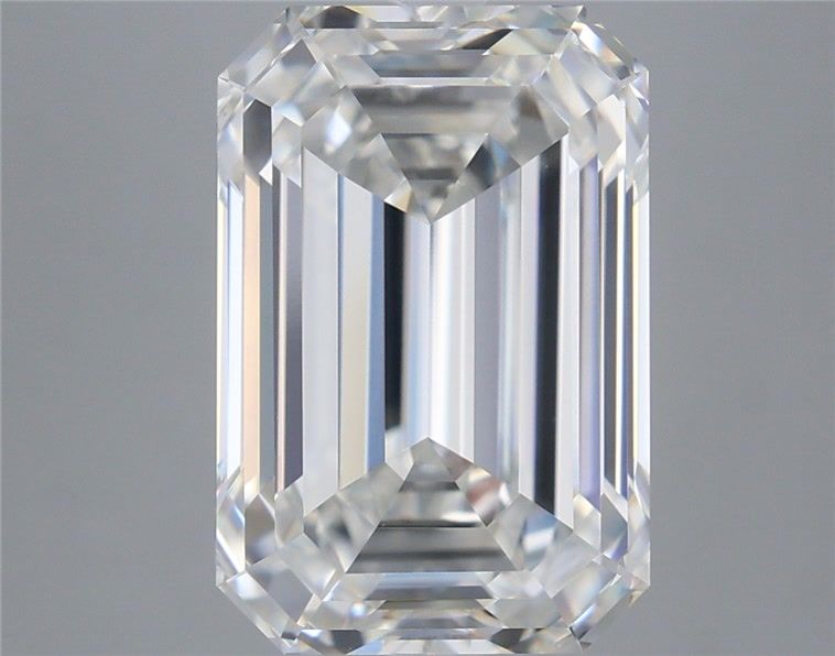 Lab-Grown Emerald Diamond - 8.02 Carats, F Color, VVS2 Clarity - Certified by IGI - Report Number: LG689584874