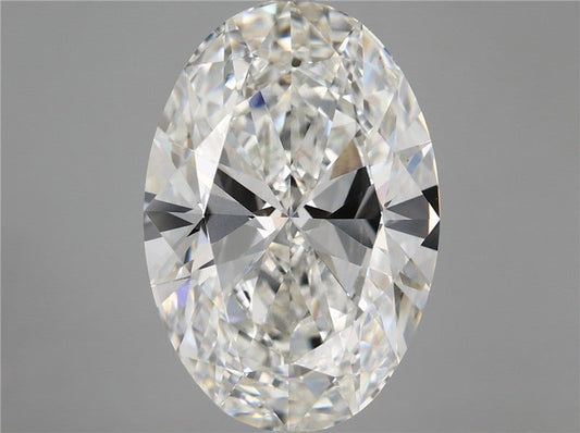 Lab-Grown Oval Diamond - 8.05 Carats, F Color, VVS2 Clarity - Certified by IGI - Report Number: LG689578838