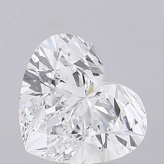 Diamant de laboratoire en forme de cœur de 4,02 ct (couleur D, pureté VVS2, certifié IGI)