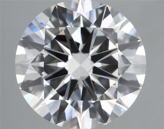 Lab-Grown Round Diamond - 7.01 Carats, E Color, VVS2 Clarity - Certified by IGI - Report Number: LG710575442