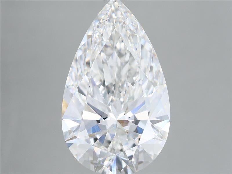 Lab-Grown Pear Diamond - 6.1 Carats, E Color, VS1 Clarity - Certified by IGI - Report Number: LG674509133