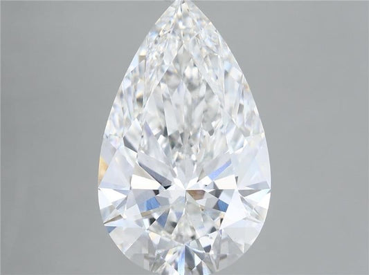 Lab-Grown Pear Diamond - 6.1 Carats, E Color, VS1 Clarity - Certified by IGI - Report Number: LG674509133