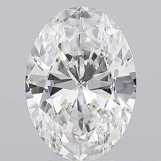 Lab-Grown Oval Diamond - 5.01 Carats, E Color, VS2 Clarity - Certified by IGI - Report Number: LG690503482