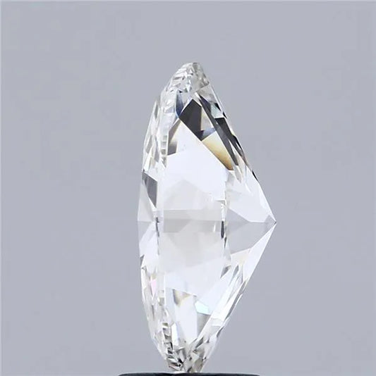 3,06 ct ovaler, im Labor gezüchteter Diamant (Farbe F, Reinheit VVS2, IGI-zertifiziert)