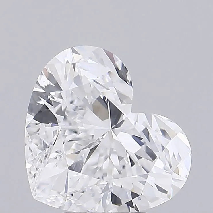 3.70ct Heart Lab Grown Diamond (Colour D, Clarity VVS2, IGI Certified)