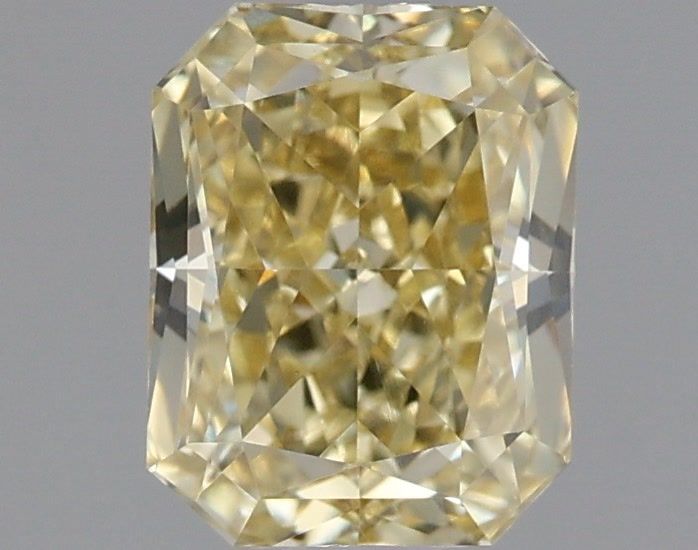 Lab-Grown Radiant Diamond - 1.06 Carats, Fancy Intense Yellow Color, VVS2 Clarity - Certified by IGI - Report Number: LG665431826