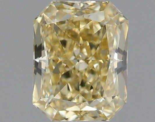 Lab-Grown Radiant Diamond - 1.06 Carats, Fancy Intense Yellow Color, VVS2 Clarity - Certified by IGI - Report Number: LG665431826