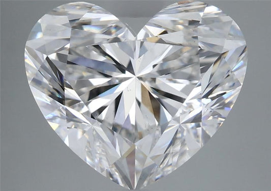Lab-Grown Heart Diamond - 7.03 Carats, E Color, VS1 Clarity - Certified by IGI - Report Number: LG706547852