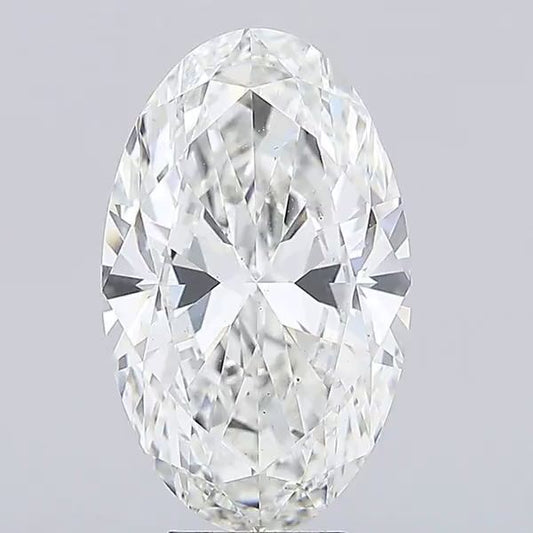 Lab-Grown Oval Diamond - 7.03 Carats, F Color, VS1 Clarity - Certified by IGI - Report Number: LG665402582