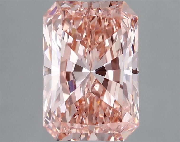 Lab-Grown Radiant Diamond - 2.99 Carats, Fancy Vivid Pink Color, VS2 Clarity - Certified by IGI - Report Number: LG686505409