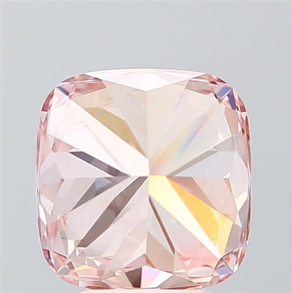 Lab-Grown Cushion Diamond - 4.03 Carats, Fancy Intense Pink Color, VS1 Clarity - Certified by IGI - Report Number: LG588343355