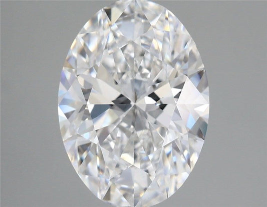 Lab-Grown Oval Diamond - 4.0 Carats, E Color, VS1 Clarity - Certified by IGI - Report Number: LG710551871