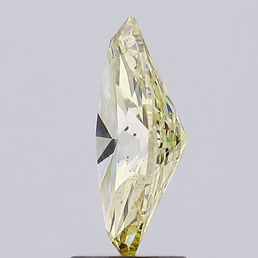 Lab-Grown Marquise Diamond - 2.06 Carats, Fancy Brownish Yellow Color, SI1 Clarity - Certified by IGI - Report Number: LG593369537