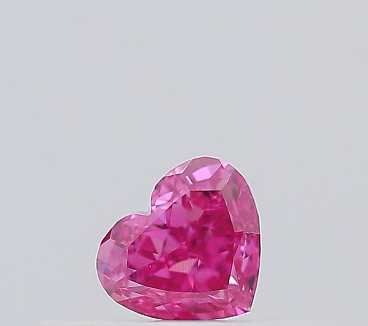 Heart 0.17ct Fancy Vivid Purple Pink VVS2 - Cut • GIA • 2235941077
