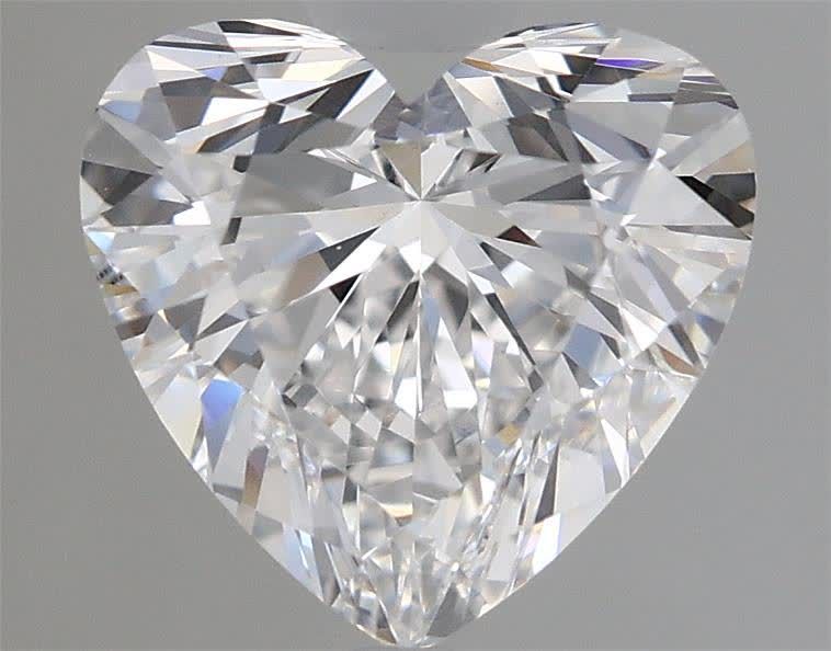 Lab-Grown Heart Diamond - 1.56 Carats, D Color, VVS2 Clarity - Certified by IGI - Report Number: LG631409931