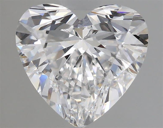Lab-Grown Heart Diamond - 1.56 Carats, D Color, VVS2 Clarity - Certified by IGI - Report Number: LG631409931