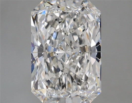 Lab-Grown Radiant Diamond - 5.12 Carats, F Color, VS2 Clarity - Certified by IGI - Report Number: LG665443147