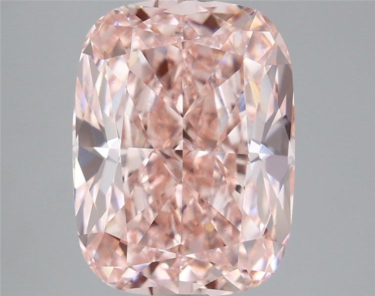 Lab-Grown Cushion Diamond - 5.06 Carats, Fancy Vivid Pink Color, VVS2 Clarity - Certified by IGI - Report Number: LG681591401