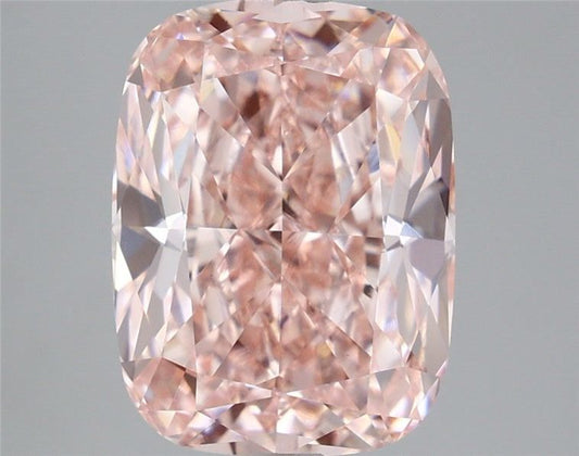 Lab-Grown Cushion Diamond - 5.06 Carats, Fancy Vivid Pink Color, VVS2 Clarity - Certified by IGI - Report Number: LG681591401