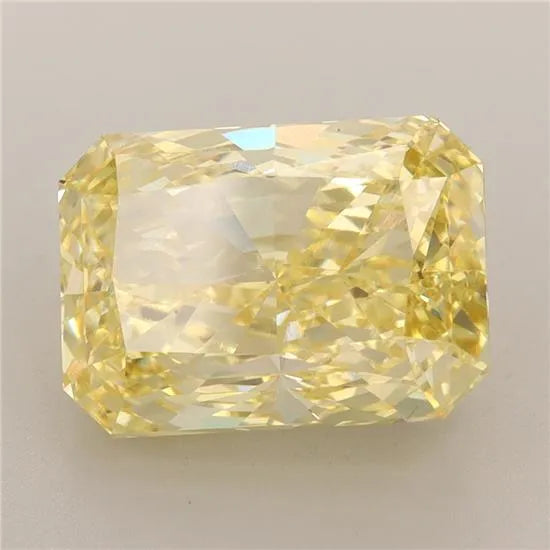 Diamant de laboratoire radiant de 5,63 ct (couleur jaune vif fantaisie, pureté VS2, certifié IGI)