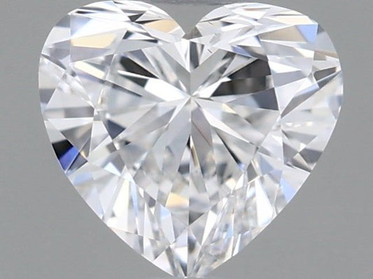 Lab-Grown Heart Diamond - 0.48 Carats, E Color, VS1 Clarity - Certified by IGI - Report Number: LG589387121