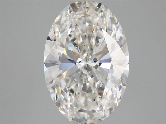 Lab-Grown Oval Diamond - 4.02 Carats, F Color, VVS2 Clarity - Certified by IGI - Report Number: LG693536802