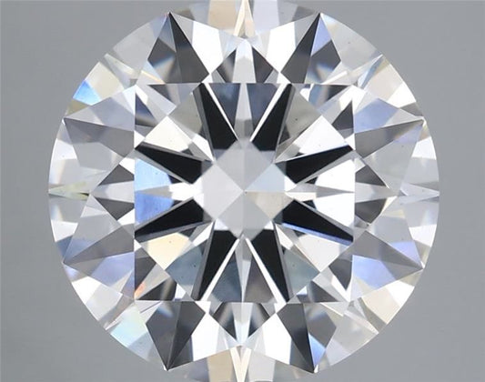 Lab-Grown Round Diamond - 5.05 Carats, E Color, VS2 Clarity - Certified by IGI - Report Number: LG689574733