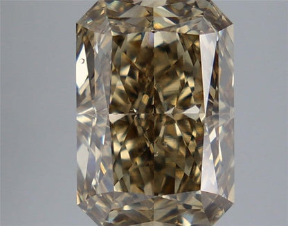 Lab-Grown Radiant Diamond - 5.07 Carats, Fancy Gray Yellow Color, VS1 Clarity - Certified by IGI - Report Number: LG635496258