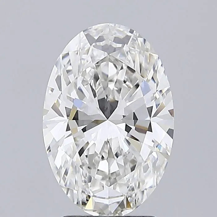 3,01 ct ovaler, im Labor gezüchteter Diamant (Farbe F, Reinheit VVS2, IGI-zertifiziert)
