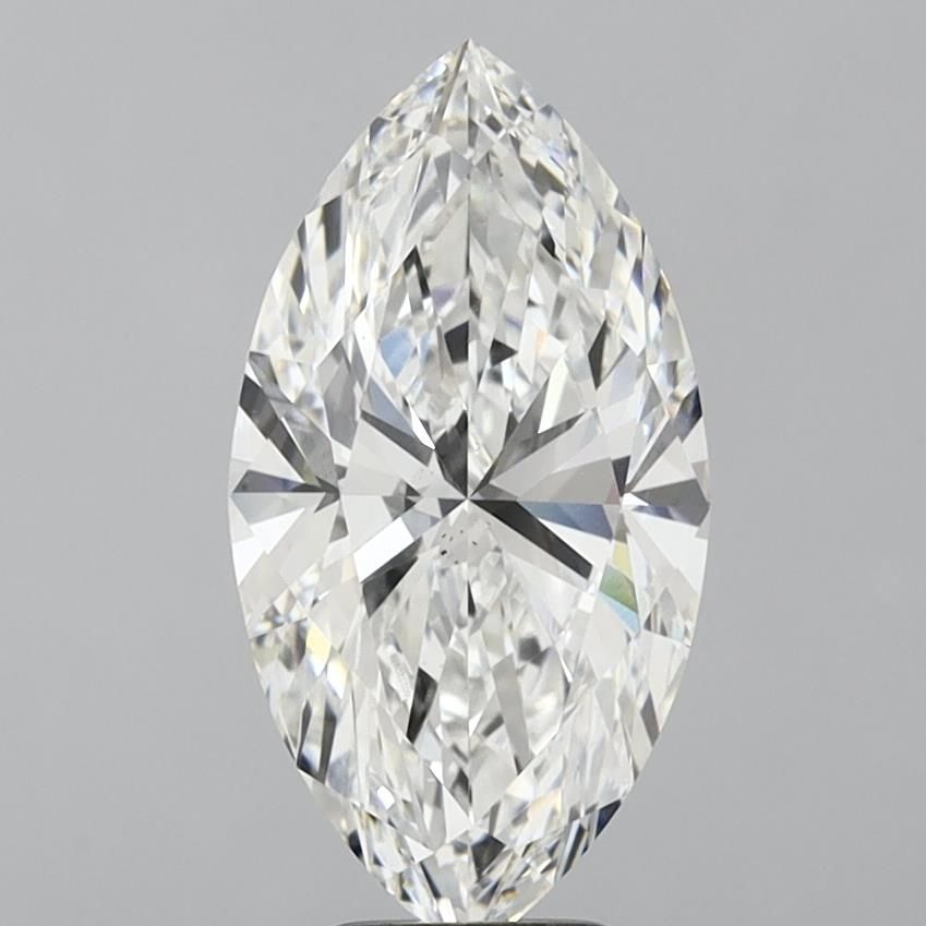 Lab-Grown Marquise Diamond - 5.1 Carats, F Color, VS2 Clarity - Certified by IGI - Report Number: LG602320979