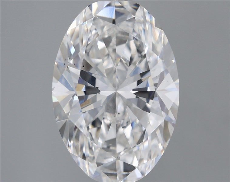 Lab-Grown Oval Diamond - 3.09 Carats, E Color, VS2 Clarity - Certified by IGI - Report Number: LG654468492
