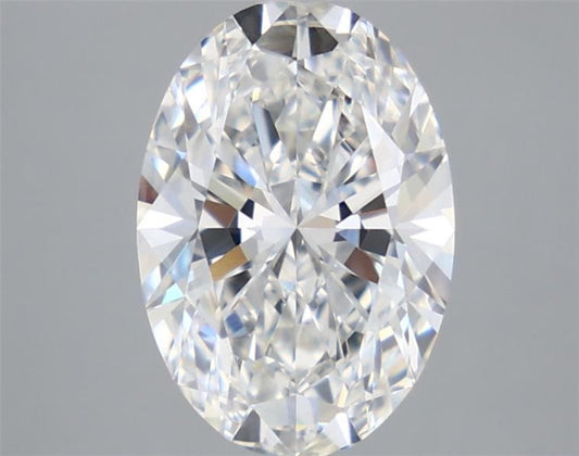 Lab-Grown Oval Diamond - 3.09 Carats, F Color, VVS2 Clarity - Certified by IGI - Report Number: LG694566691