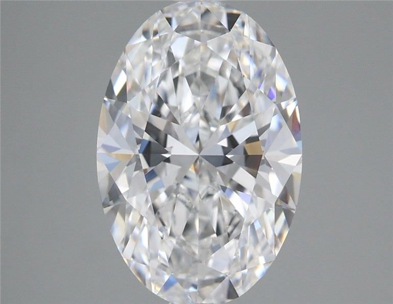 Lab-Grown Oval Diamond - 3.53 Carats, E Color, VVS2 Clarity - Certified by IGI - Report Number: LG710551851