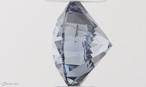 Lab-Grown Round Diamond - 0.34 Carats, Fancy Intense Blue Color, SI2 Clarity - Certified by IGI - Report Number: LG538290475