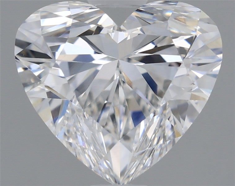 Lab-Grown Heart Diamond - 2.56 Carats, D Color, VVS2 Clarity - Certified by IGI - Report Number: LG670486136