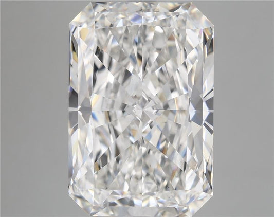 Lab-Grown Radiant Diamond - 7.68 Carats, F Color, VS2 Clarity - Certified by IGI - Report Number: LG649429181