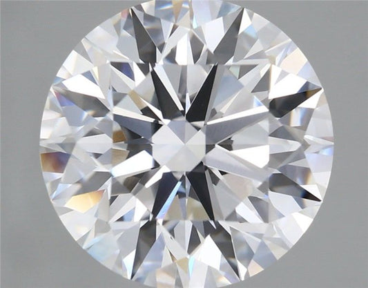 Lab-Grown Round Diamond - 6.04 Carats, E Color, VVS2 Clarity - Certified by IGI - Report Number: LG687522773