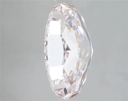 5,09 ct ovaler, im Labor gezüchteter Diamant (Farbe: Fancy Pink, Reinheit: VS1, IGI-zertifiziert)